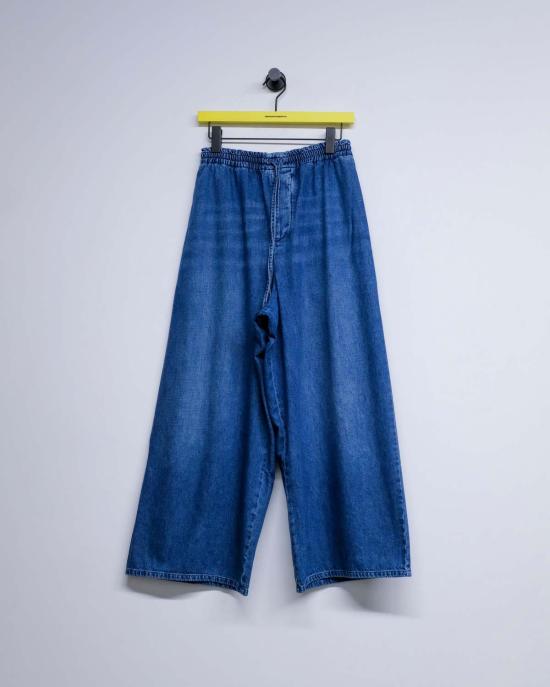  로에베 파울라 이비자 데님 팬츠 폴라 이비자 로에베 라이트 블루  크롭 팬츠 라이트 블루 - LOEWE