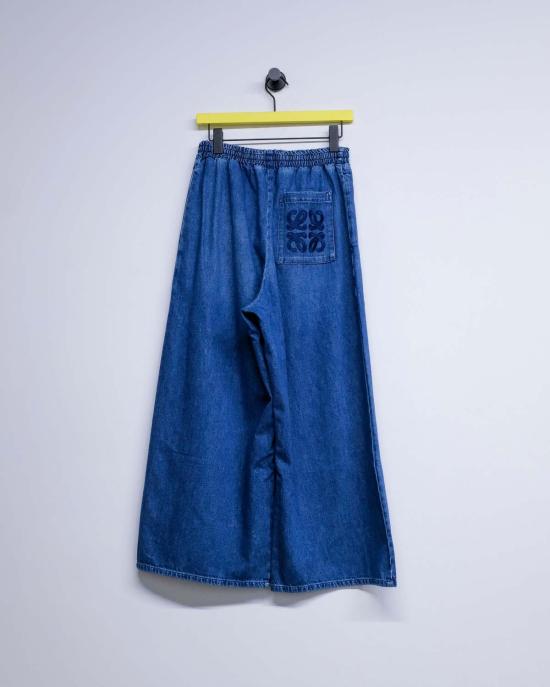  로에베 파울라 이비자 데님 팬츠 폴라 이비자 로에베 라이트 블루  크롭 팬츠 라이트 블루 - LOEWE