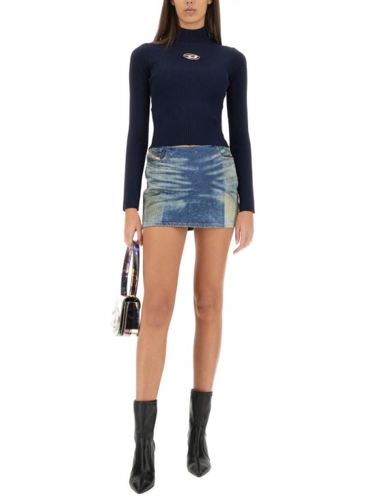 24FW 디젤 스웨터 A14187 0DLAX8AT BLUE - DIESEL