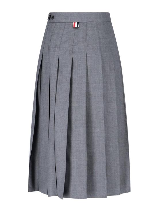  톰브라운 스커트 FGC400V00626035 Grey - THOM BROWNE