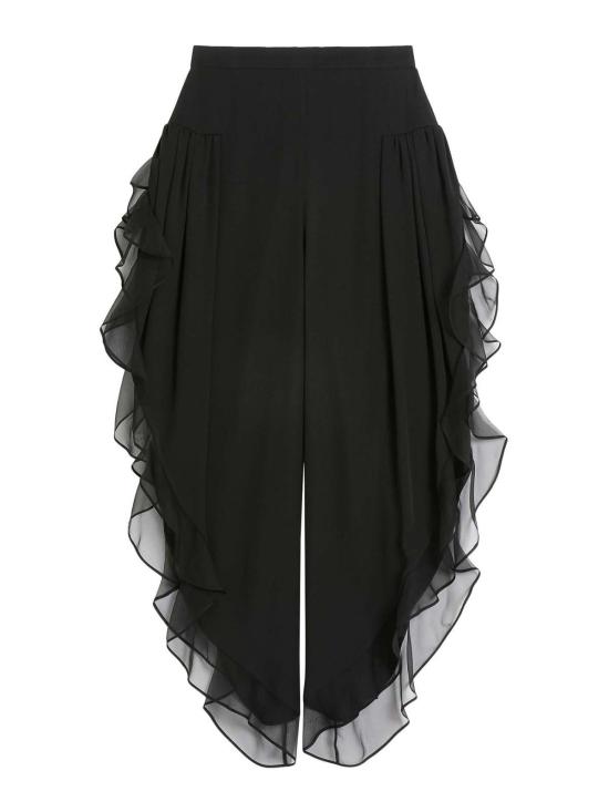  발렌티노 가라바니 팬츠 6B0RB6E01MH0NO Black