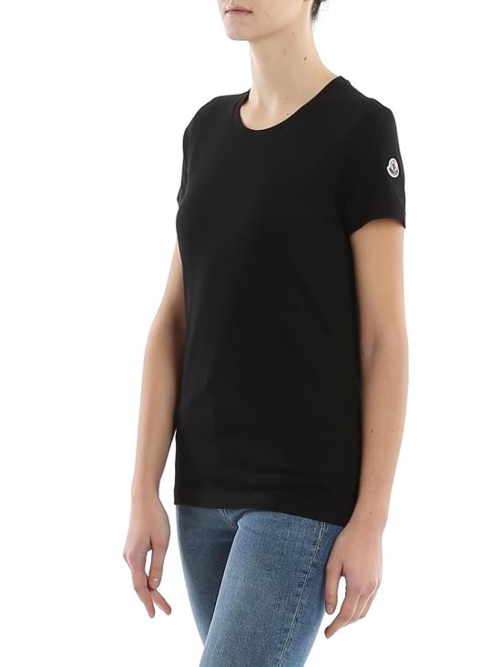  몽클레어 코튼 저지 티셔츠 8C73200V8058999 BLACK - MONCLER