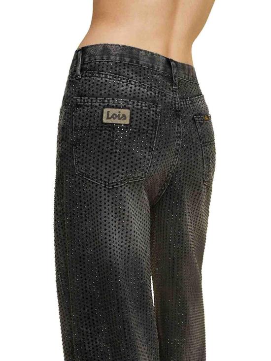 25FW 로이스 스트레이트 팬츠 27827205 Black - LOIS