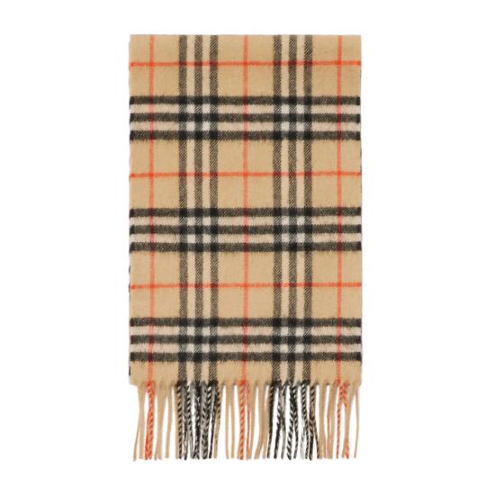 25FW [키즈] 버버리 스카프 8089369 VTG CHK CA B9368 NEUTRALS - BURBERRY