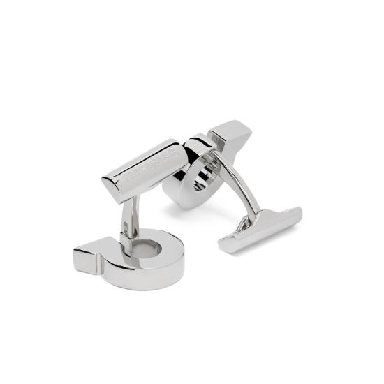 25FW 살바토레 페라가모 커프스 링크/타이 홀더 770358 0776342 PALLA SILVER - SALVATORE FERRAGAMO