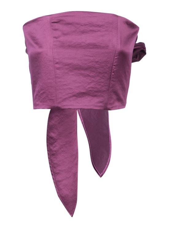 25FW 포르테포르테 민소매 티셔츠 12881 4042 Bordeaux