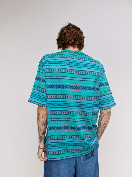  로에베 파울라 이비자 반팔 티셔츠 폴라 이비자 로에베 루즈핏 티셔츠 블루 & 멀티컬러 - LOEWE PAULA'S IBIZA