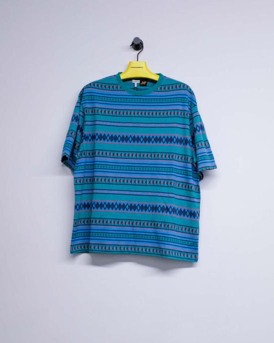  로에베 파울라 이비자 반팔 티셔츠 폴라 이비자 로에베 루즈핏 티셔츠 블루 & 멀티컬러 - LOEWE PAULA'S IBIZA