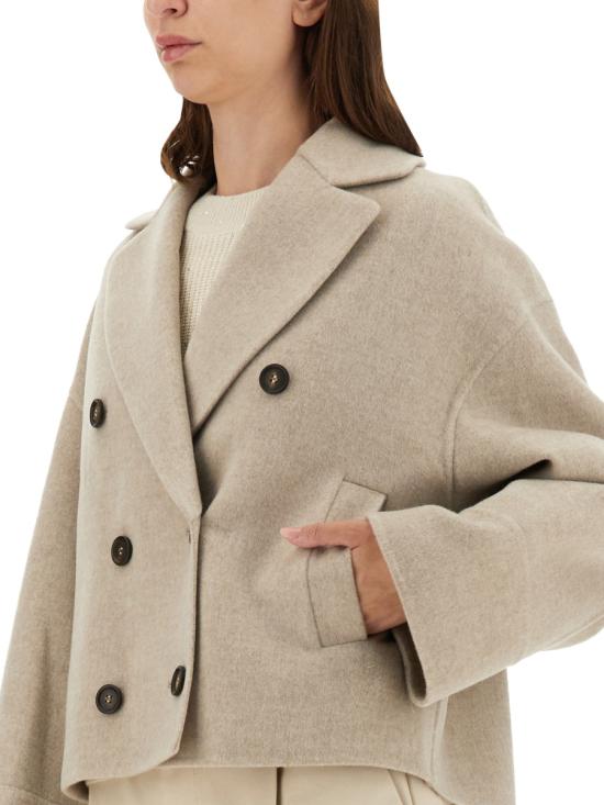 24FW 브루넬로 쿠치넬리 코트 MD5327960 C001 IVORY - BRUNELLO CUCINELLI