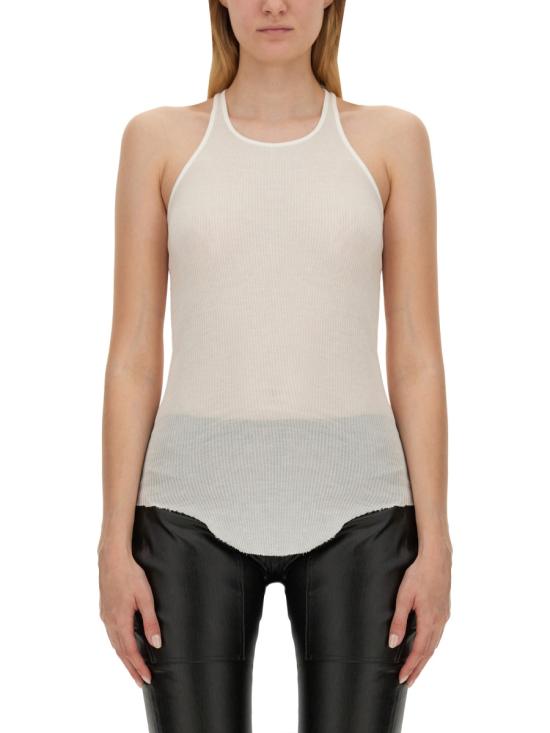 25SS 릭 오웬스 민소매 티셔츠 RP02D3101 RC11 WHITE