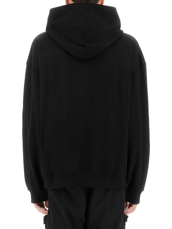 24FW 디젤 후드 티셔츠 A16469 0BMBJ9XX BLACK - DIESEL