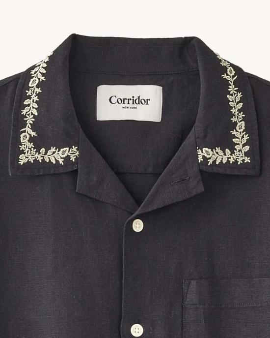  Corridor 반팔 셔츠 코리도르 엘리야 자수 반팔 - CORRIDOR