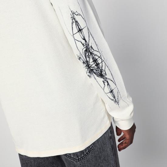 25SS Basketcase Gallery 긴팔 티셔츠 WARCO White - BASKETCASE GALLERY