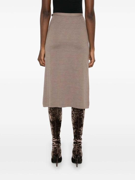 24FW 펜디 스커트 FZQ749ANERF0RTU Grey - FENDI