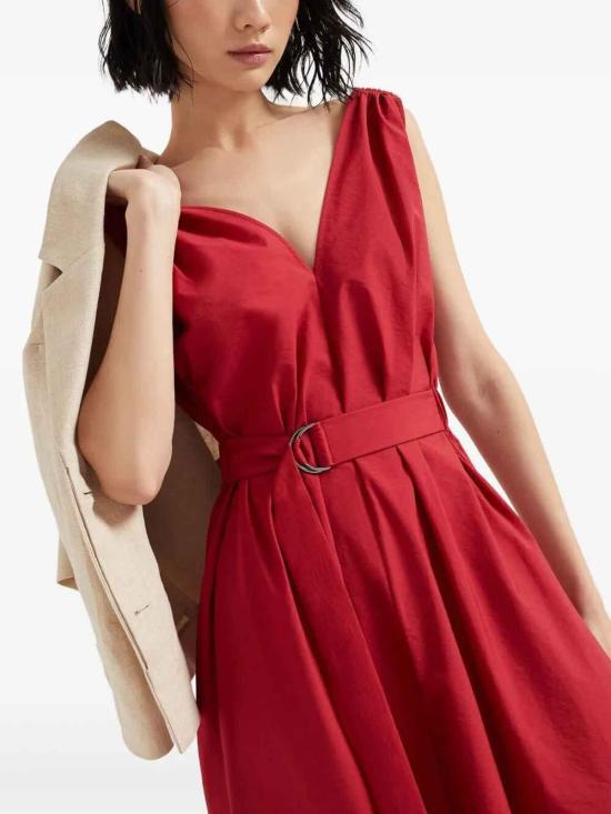  브루넬로 쿠치넬리 스커트 M0F79A5092C3118 Red - BRUNELLO CUCINELLI