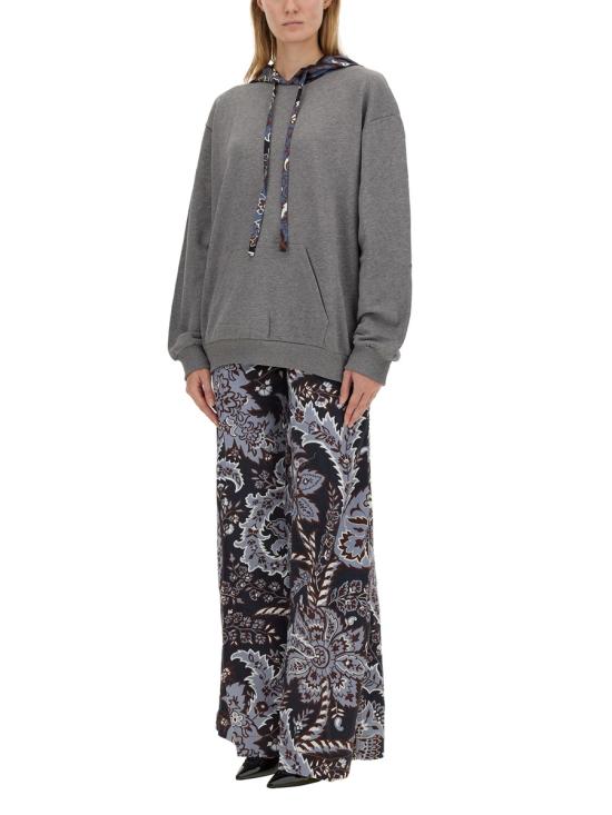 24FW 에트로 후드 티셔츠 WRMB0003 AU055S8291 GREY - ETRO