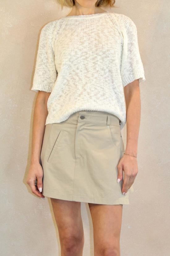  더 엔케이씨 스토어 숏 스커트 Nkc 스토어 메릴린 미니 스커트 탄