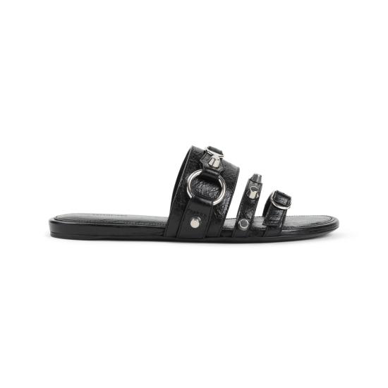 25SS 발렌시아가 시티 뮬 플랫 834692WAD4Y 1080 BLACK
