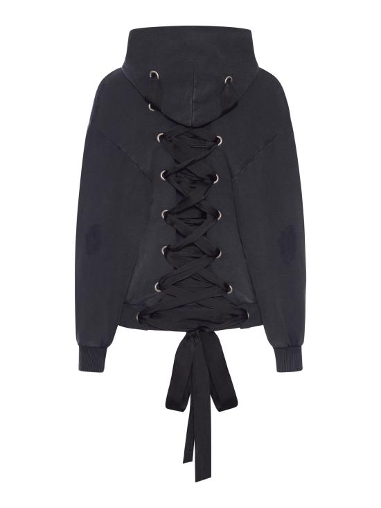 25SS 발렌시아가 스웨터 831572TSVE41041 FADED WASHED BLACK Black - BALENCIAGA