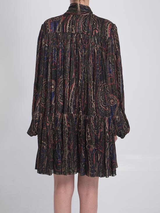 25SS 생로랑 숏 원피스 832871 BLACK - SAINT LAURENT