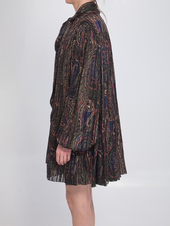 25SS 생로랑 숏 원피스 832871 BLACK - SAINT LAURENT