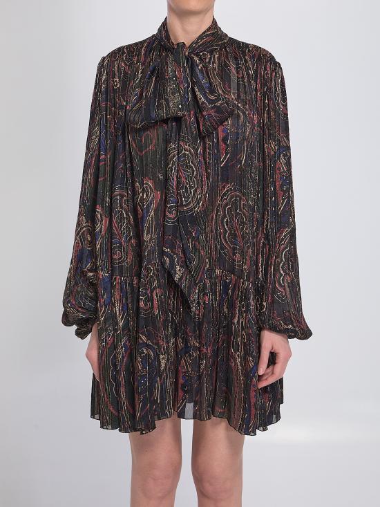 25SS 생로랑 숏 원피스 832871 BLACK