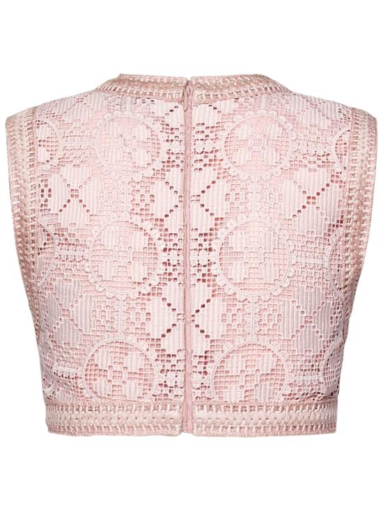 25SS 지암바티스타 발리 민소매 티셔츠 25SSPVFP105927BRO 4124 Pink - GIAMBATTISTA VALLI