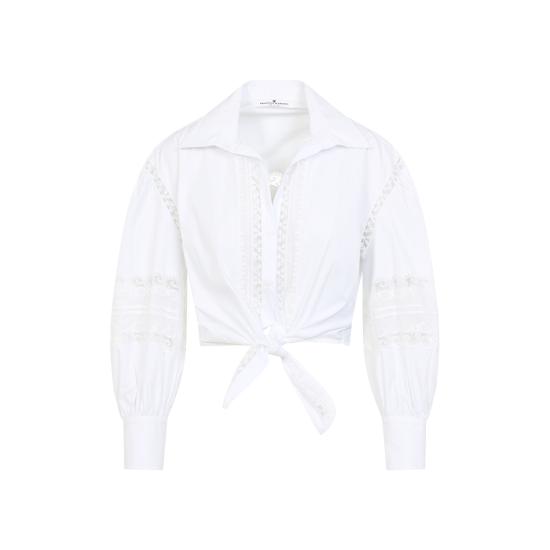 25SS 에르마노 설비노 블라우스/셔츠 D462K396GCX 10601 BRIGHT WHITE - ERMANNO SCERVINO