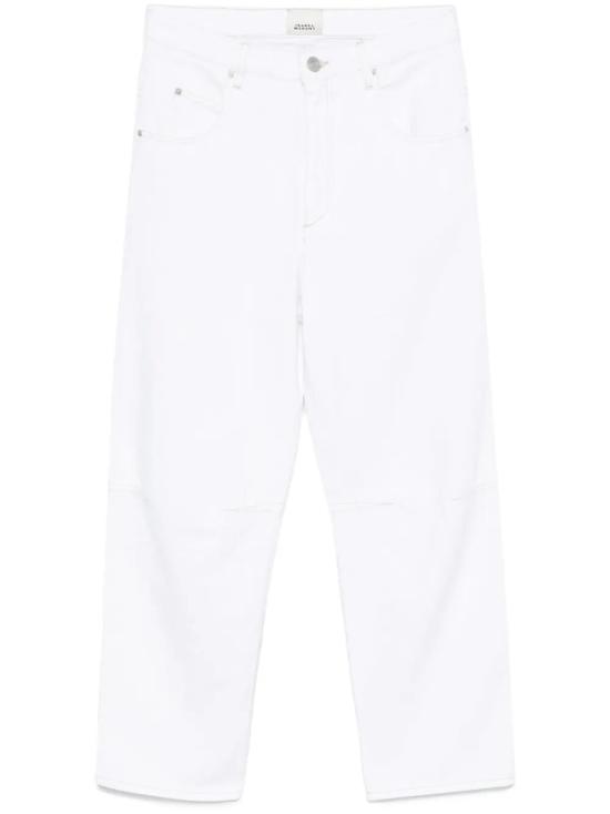 25SS 이자벨마랑 스트레이트 팬츠 PA0525FA B1H04I 20WH WHITE