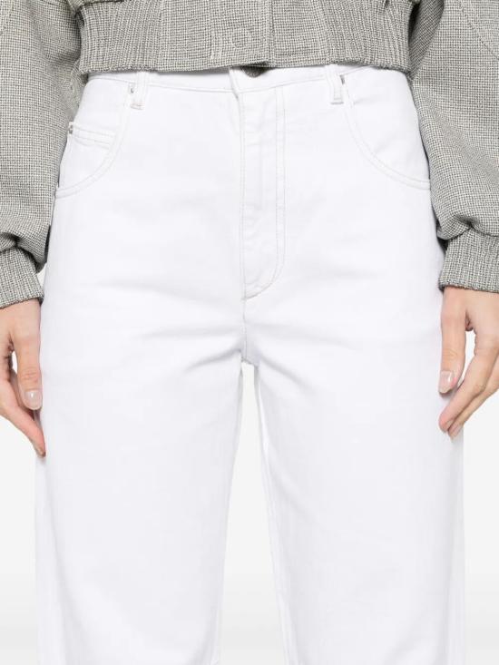 25SS 이자벨마랑 스트레이트 팬츠 PA0525FA B1H04I 20WH WHITE - ISABEL MARANT