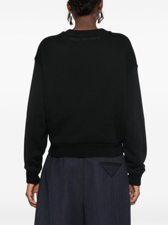 24FW 알렉산더 맥퀸 긴팔 티셔츠 794769 QLAC81000 Black - ALEXANDER MCQUEEN