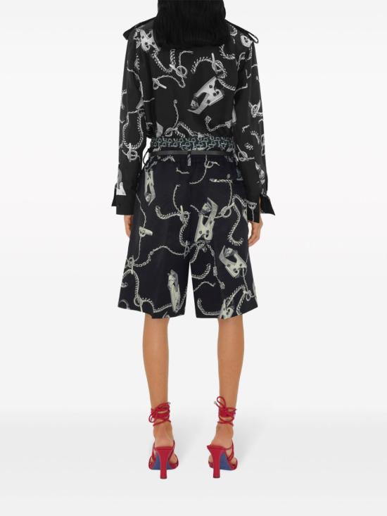 24FW 버버리 셔츠 8088942 SILVERBLACK Black - BURBERRY