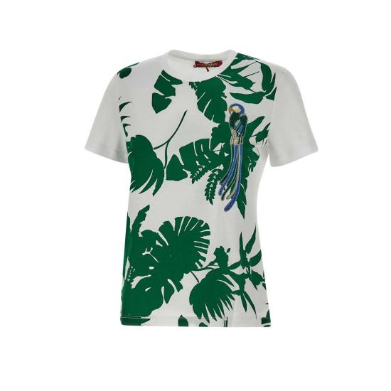 25SS 막스마라 스튜디오 반팔 티셔츠 2516941012600 004 White - MAX MARA STUDIO