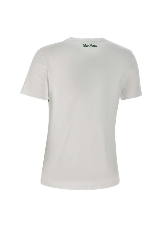 25SS 막스마라 스튜디오 반팔 티셔츠 2516941012600 004 White - MAX MARA STUDIO