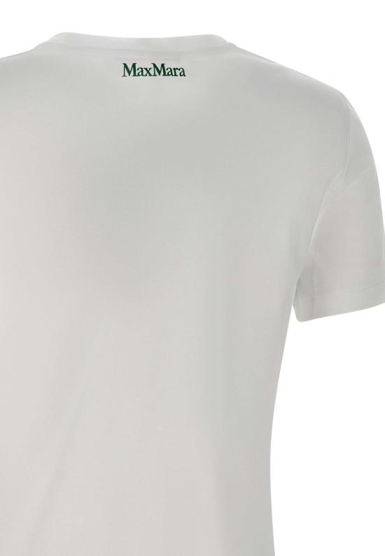 25SS 막스마라 스튜디오 반팔 티셔츠 2516941012600 004 White - MAX MARA STUDIO