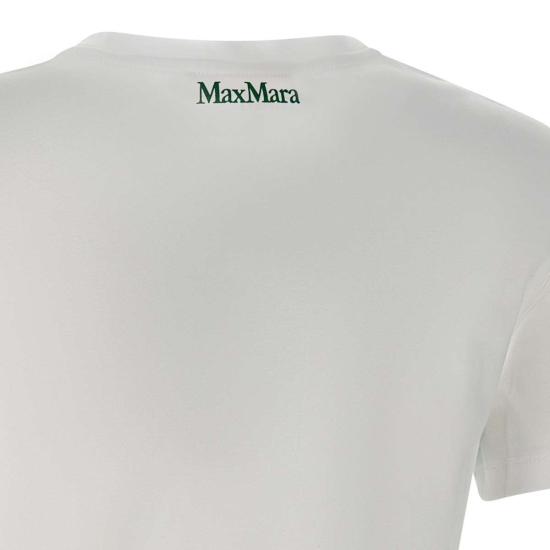 25SS 막스마라 스튜디오 반팔 티셔츠 2516941012600 004 White - MAX MARA STUDIO