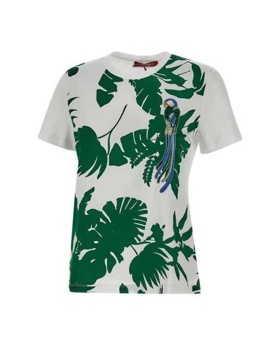 25SS 막스마라 스튜디오 반팔 티셔츠 2516941012600 004 White - MAX MARA STUDIO