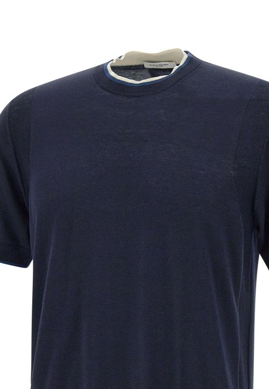 25SS 파올로페코라 스웨터 A031 F2006685 Blue - PAOLO PECORA