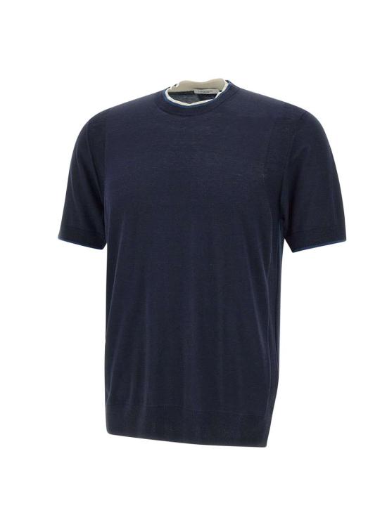 25SS 파올로페코라 스웨터 A031 F2006685 Blue - PAOLO PECORA