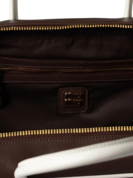 25SS 미우미우 토트백 5BB117 2IBPF03XH Bordeaux - MIU MIU