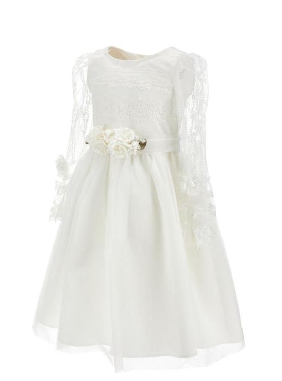 25SS [키즈] 모나리자 원피스 71E904 5971 0001 Cream - MONNALISA