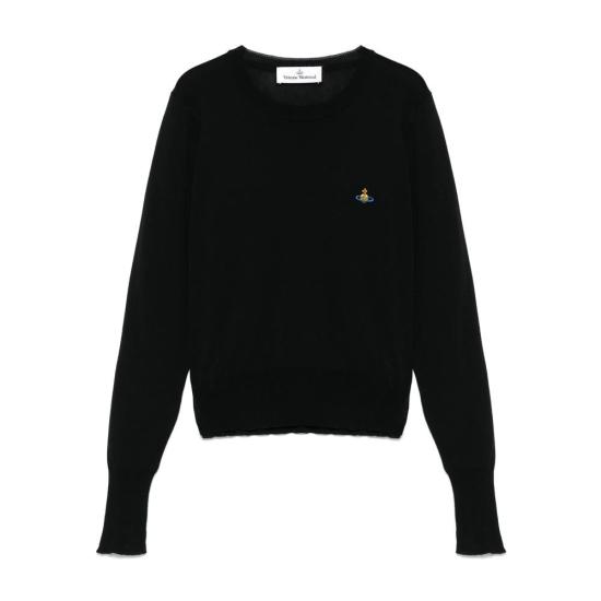 25SS 비비안웨스트우드 Bea 비아 ORB 자수 니트 스웨터 1803002SY003FN401 DOM