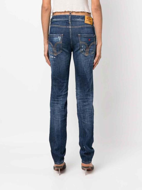  디스퀘어드2 스트레이트 팬츠 S72LB0653S30342470C Dark Wash - DSQUARED2