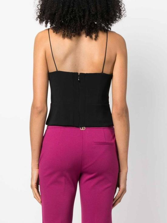  핑코 민소매 티셔츠 101829A15QZ99 Black - PINKO