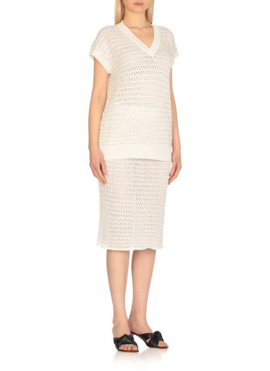 25SS 파비아나 필리피 탑 MAD275F572L3530142 White - FABIANA FILIPPI