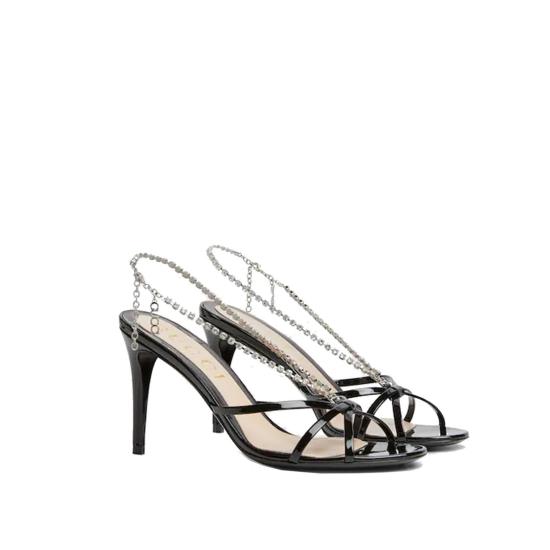 24FW 구찌 샌들 794313AAA0P 1000 Black - GUCCI