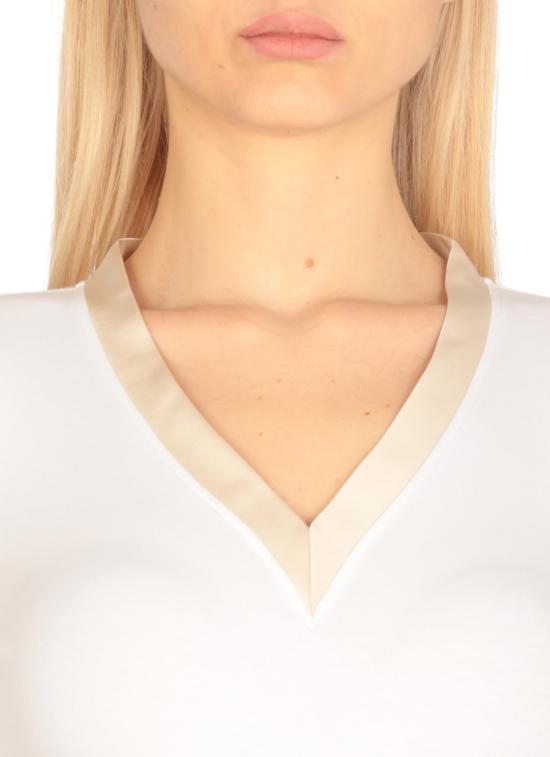 25SS 파비아나 필리피 탑 JED275F884L39621 White - FABIANA FILIPPI