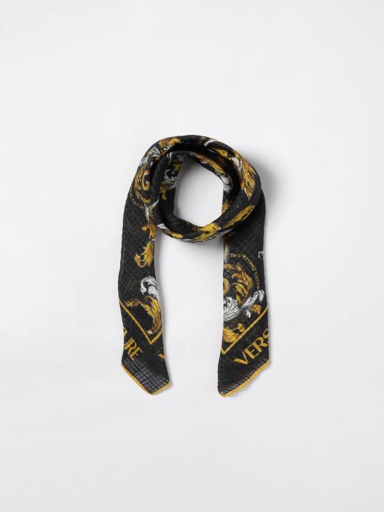 25SS 베르사체 머플러/스카프 78HA7H02ZG353 G89 Black - VERSACE