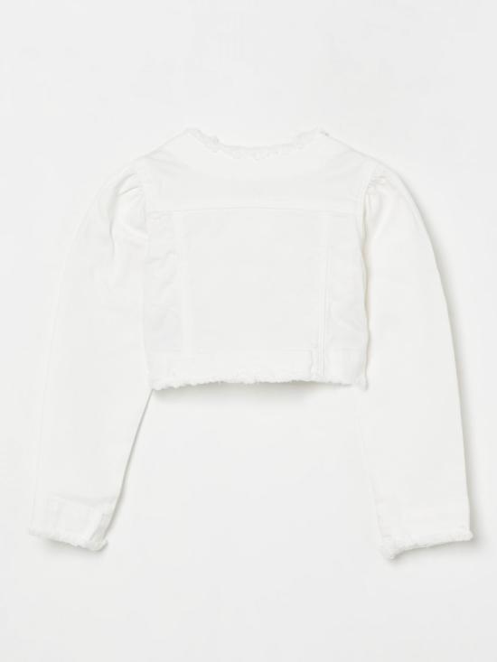 25SS [키즈] 리우조 캐주얼 자켓 KA5124T2934 10602 White - LIU JO