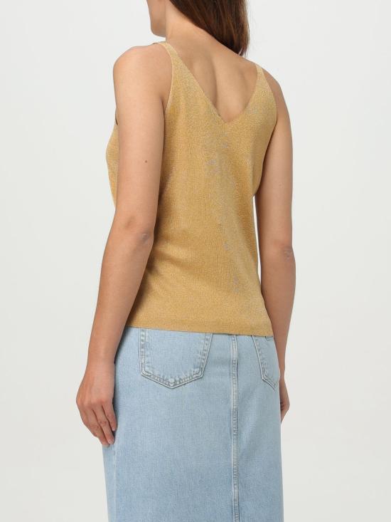 25FW 리우조 민소매 티셔츠 CA5225MA78P A3903 Gold - LIU JO